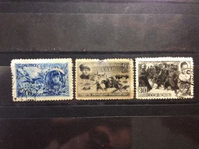 Лот: 5243571. Фото: 1. 1942 Герои Великой Отечественной... Марки