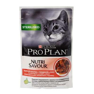 Лот: 10399354. Фото: 1. Корм Pro Plan Sterilised Для Кошек... Корма
