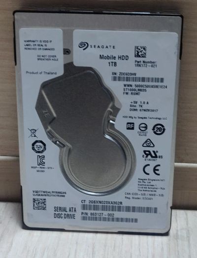 Лот: 19493404. Фото: 1. HDD для ноутбука 2.5", 1000 Гб... Жёсткие диски (HDD)