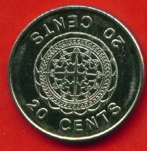 Лот: 8753962. Фото: 1. Соломоновы острова 20 центов 2008... Австралия и Океания