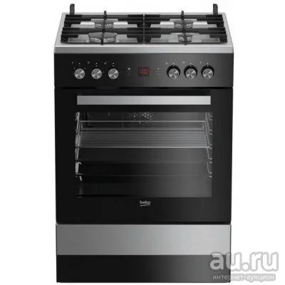 Лот: 15870115. Фото: 1. Газовая плита Beko FSM62530DXMS. Плиты, духовые шкафы, варочные поверхности