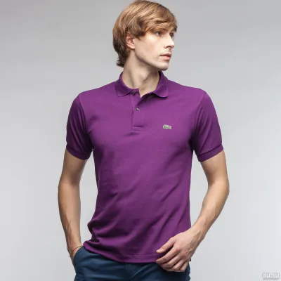 Лот: 20221548. Фото: 1. поло Lacoste фиолетовое. Футболки, поло