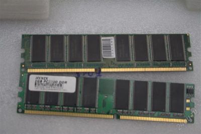 Лот: 1397371. Фото: 1. DDR 1Gb Hynix PC3200 2 шт. Оперативная память