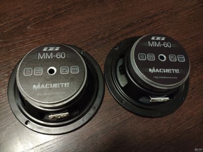 Лот: 13340068. Фото: 1. Динамики СЧ machete mm-60. Акустика автомобильная
