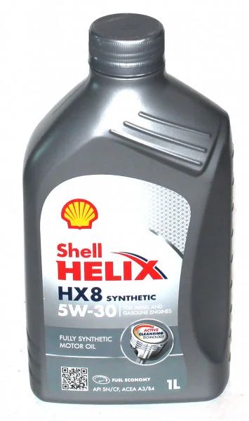Лот: 13122211. Фото: 1. Масло Shell Helix НХ8 5/30 1л. Масла, жидкости