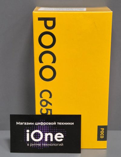 Лот: 24963799. Фото: 1. Poco C65 6/128Gb Purple (Новый... Смартфоны