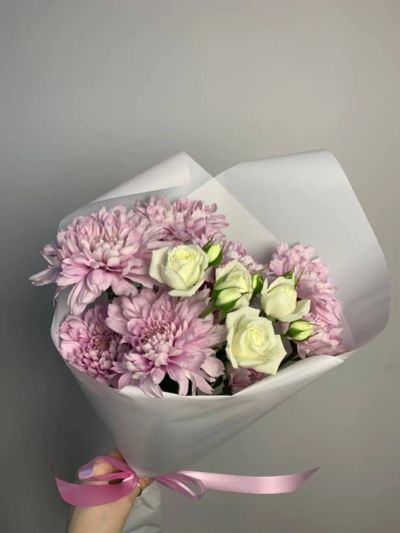 Лот: 25527855. Фото: 1. 2. Букет-комплимент торги на сутки. Свежие цветы