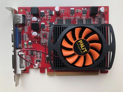 Лот: 25442429. Фото: 1. PCI-E 1024Mb Palit GeForce GT240... Видеокарты