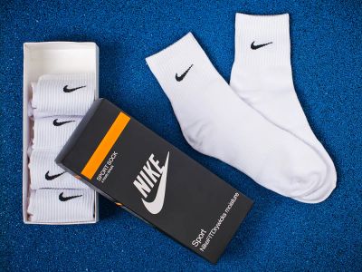 Лот: 12687733. Фото: 1. Носки длинные Nike - 5 пар. Другое (одежда, обувь, галантерея)