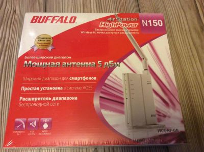 Лот: 6173075. Фото: 1. Маршрутизатор (роутер) Wi-Fi Buffalo... Маршрутизаторы (роутеры)