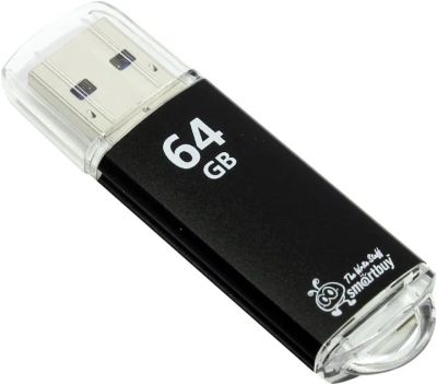 Лот: 8527762. Фото: 1. Флешка Smart Buy 64GB V-Cut Black. USB-флеш карты