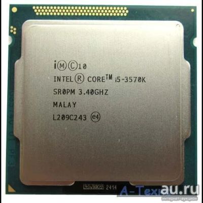 Лот: 8263638. Фото: 1. Intel i5 3570k очень холодный. Процессоры