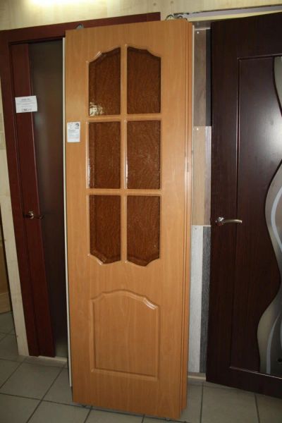 Лот: 5677868. Фото: 1. Дверь ПВХ Лидия ДО миланский орех... Двери межкомнатные