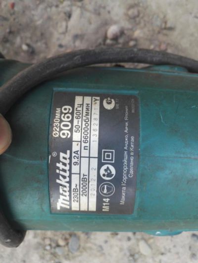 Лот: 9947572. Фото: 1. Болгарка makita 9069 (нерабочая... Электроинструмент