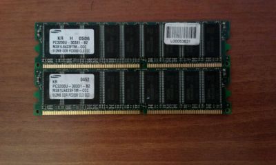 Лот: 5706125. Фото: 1. Оперативная память DDR1 PC3200... Оперативная память