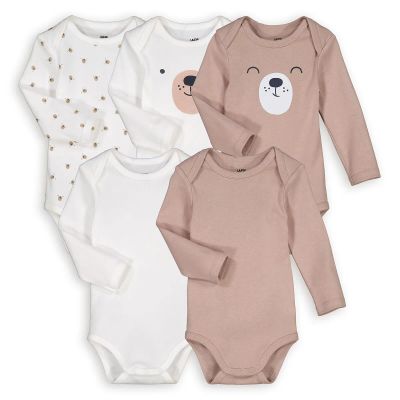 Лот: 25027530. Фото: 1. Комплект из пяти боди с LaRedoute. Другое (одежда, обувь, галантерея)