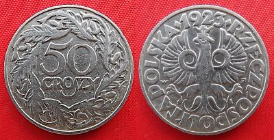 Лот: 25090256. Фото: 1. (№4882-Э252/40/LM) 50 грошей 1923... Европа
