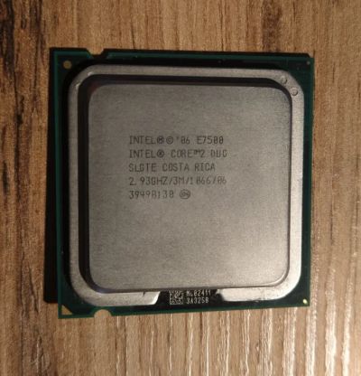 Лот: 17083322. Фото: 1. Процессор Intel Core 2 Duo E7500... Процессоры
