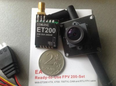 Лот: 5687719. Фото: 1. Камера с передатчиком для FPV... Квадрокоптеры