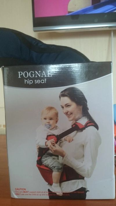 Лот: 7943971. Фото: 1. Хипсит Pognae со спинкой, цвет... Слинги, эрго рюкзаки, переноски