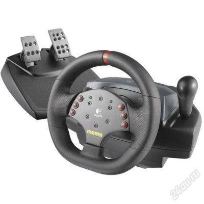 Лот: 2353362. Фото: 1. Руль momo logitech. Рули, джойстики