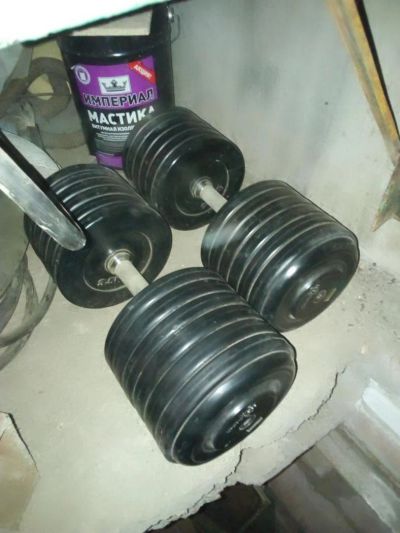 Лот: 11046015. Фото: 1. Гантели aerofit 40.5 кг. Гантели
