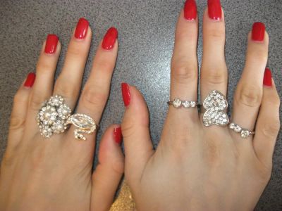 Лот: 4108107. Фото: 1. кольца,5 шт. Кольца, перстни