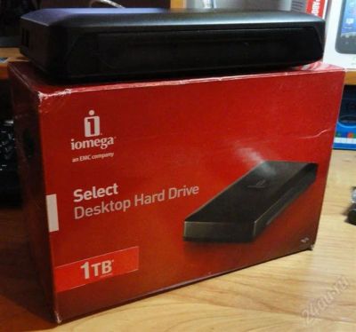 Лот: 810883. Фото: 1. Внешний жесткий диск iomega 1TB... USB-флеш карты