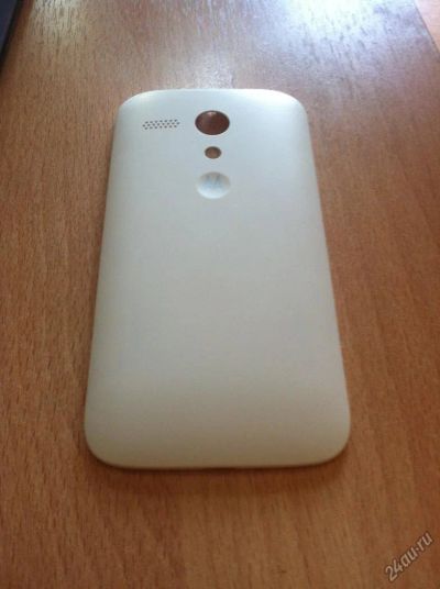 Лот: 4350175. Фото: 1. Motorola Moto G Back Shell White. Защитные стёкла, защитные плёнки
