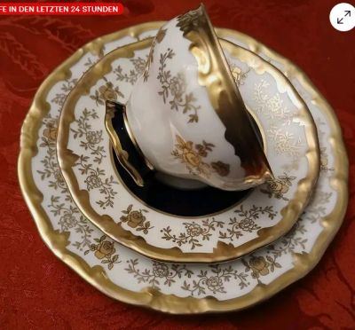 Лот: 25000743. Фото: 1. Weimar Porzellan.Чайная пара и... Сервизы, наборы посуды