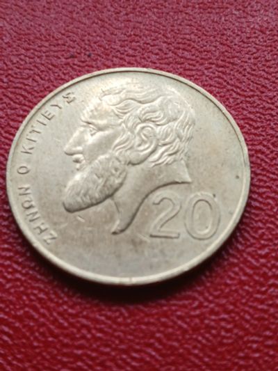 Лот: 22167946. Фото: 1. Кипр 20 центов 2001. Европа