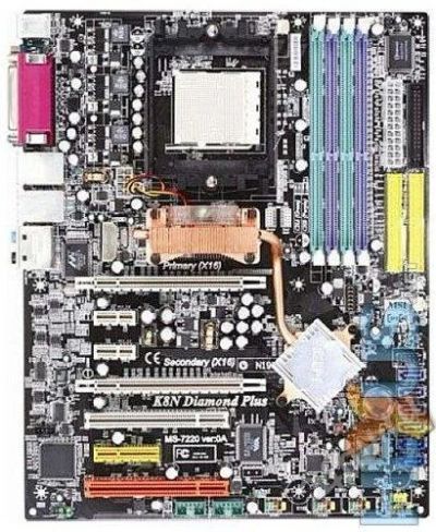 Лот: 641483. Фото: 1. Мать msi ms-7220 ver1.0. Материнские платы