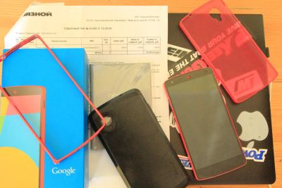 Лот: 8072358. Фото: 1. LG Nexus 5 16gb красный. Смартфоны