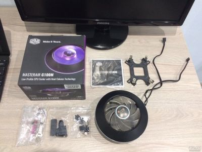 Лот: 13218504. Фото: 1. CoolerMaster MasterAir G100M. Системы охлаждения