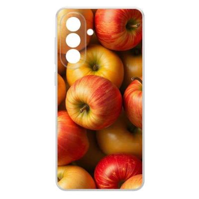 Лот: 25540811. Фото: 1. Чехол Krutoff Clear Case "Яблоки... Чехлы, бамперы