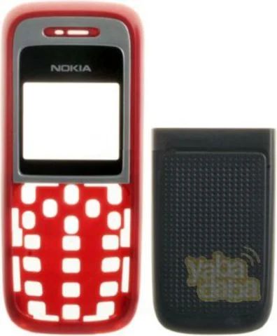 Лот: 3199572. Фото: 1. Корпус Nokia 1200 ориг.(красный... Корпуса, клавиатуры, кнопки
