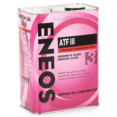 Лот: 12557339. Фото: 1. ENEOS ATF Dexron III (4л). Масла, жидкости