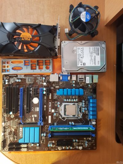 Лот: 18055295. Фото: 1. Комплект i5-3470. MSI z77a-g43... Комплекты запчастей