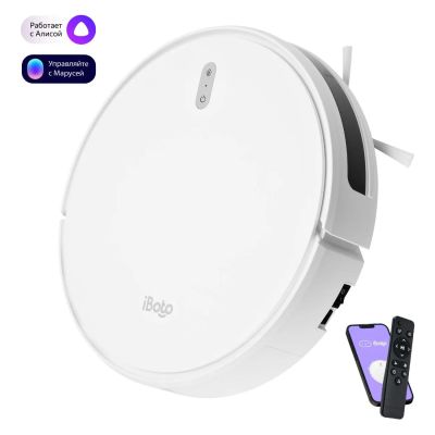 Лот: 24437595. Фото: 1. Робот-пылесос iBoto Smart Х420GW... Пылесосы, паровые швабры