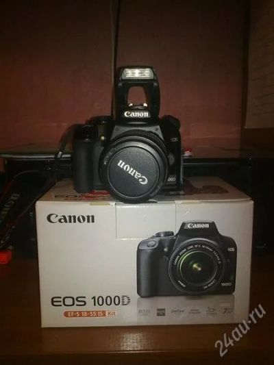 Лот: 1666003. Фото: 1. Canon EOS 1000D EF-S 18-55 kit. Цифровые зеркальные