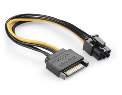 Лот: 3855493. Фото: 1. (SATA - 6pin) Переходник питания... Шлейфы, кабели, переходники