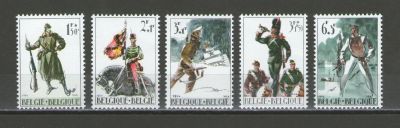 Лот: 16216000. Фото: 1. 1964 год. Бельгия. Полная серия... Марки