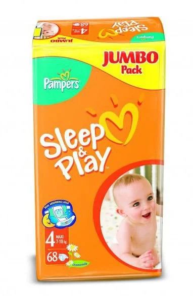 Лот: 3383967. Фото: 1. Подгузники Pampers Sleep&play... Детская гигиена