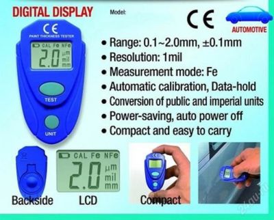 Лот: 7980453. Фото: 1. Высокоточный толщиномер ( тестер... Электроприборы