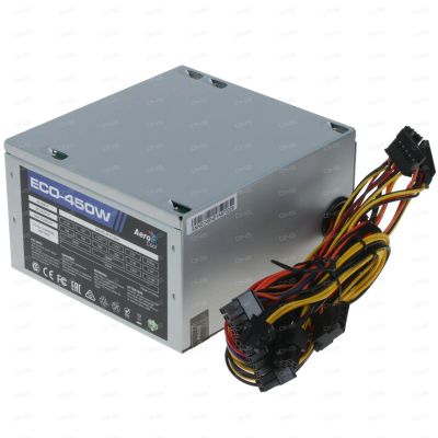 Лот: 17918317. Фото: 1. Блок питания Aerocool ECO 450W... Корпуса, блоки питания