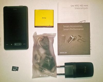 Лот: 4576635. Фото: 1. Смартфон HTC HD mini. Смартфоны