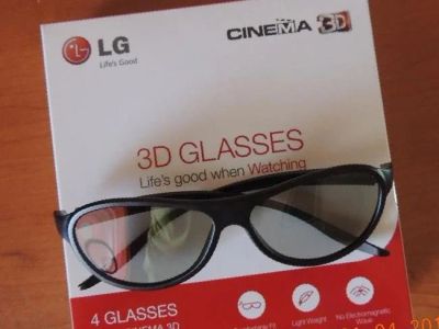 Лот: 10770532. Фото: 1. Очки 3D для телевизора LG. Очки, шлемы виртуальной реальности