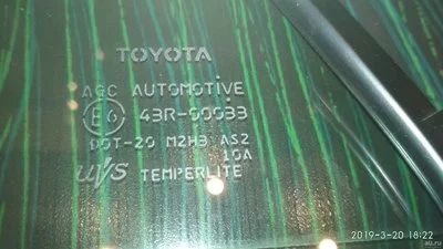 Лот: 13426357. Фото: 1. Форточка задней правой двери Toyota... Кузов