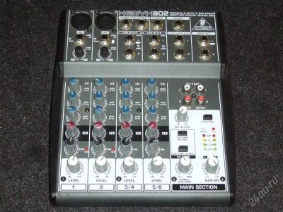 Лот: 2107456. Фото: 1. Behringer XENYX 802 Аналоговый... Микшеры, предусилители, микрофонные эффекты