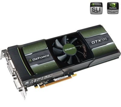Лот: 3825529. Фото: 1. Nvidia gigabyte gtx 590 повторно. Видеокарты